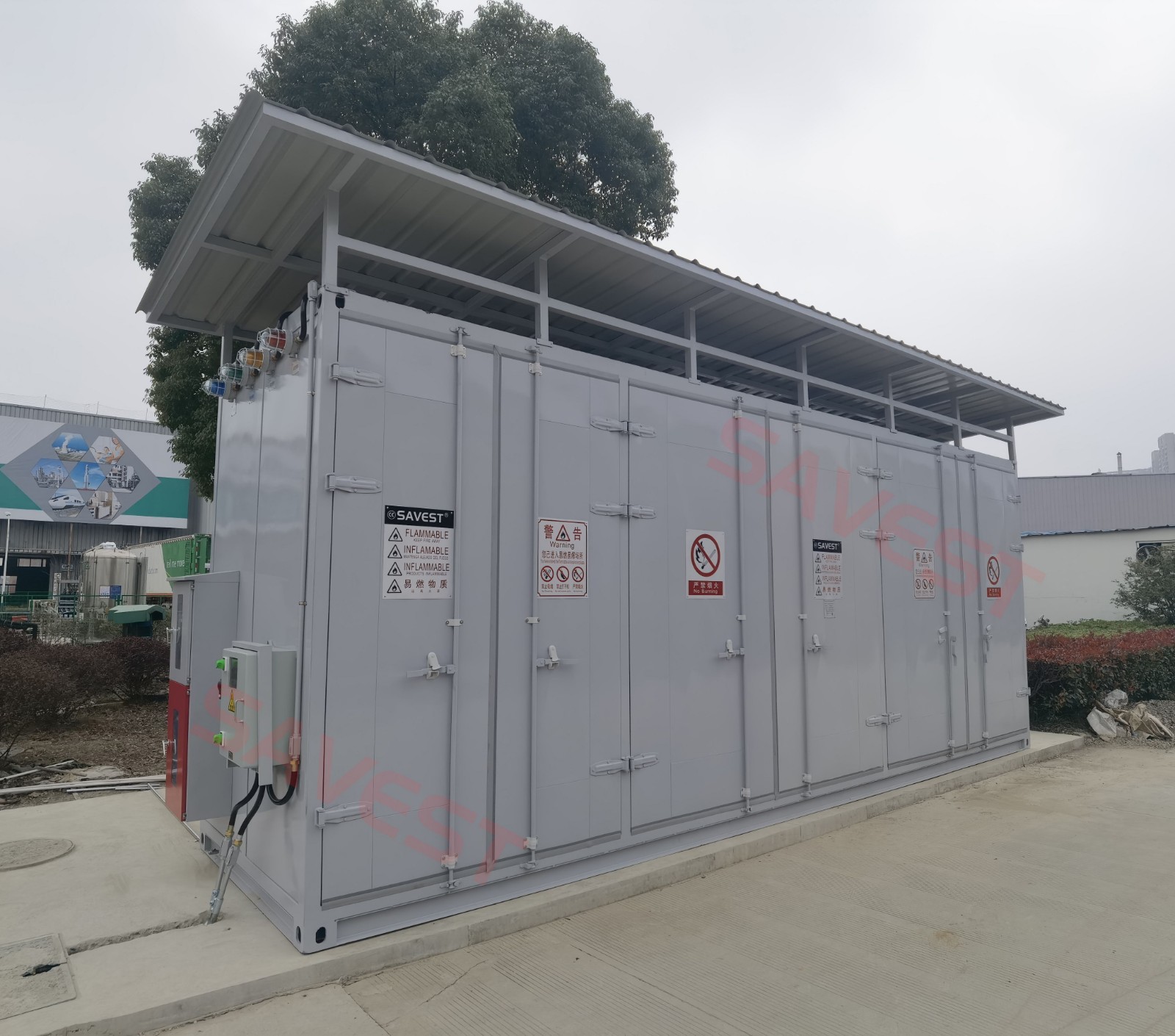 图片 2 室外危化品暂存柜