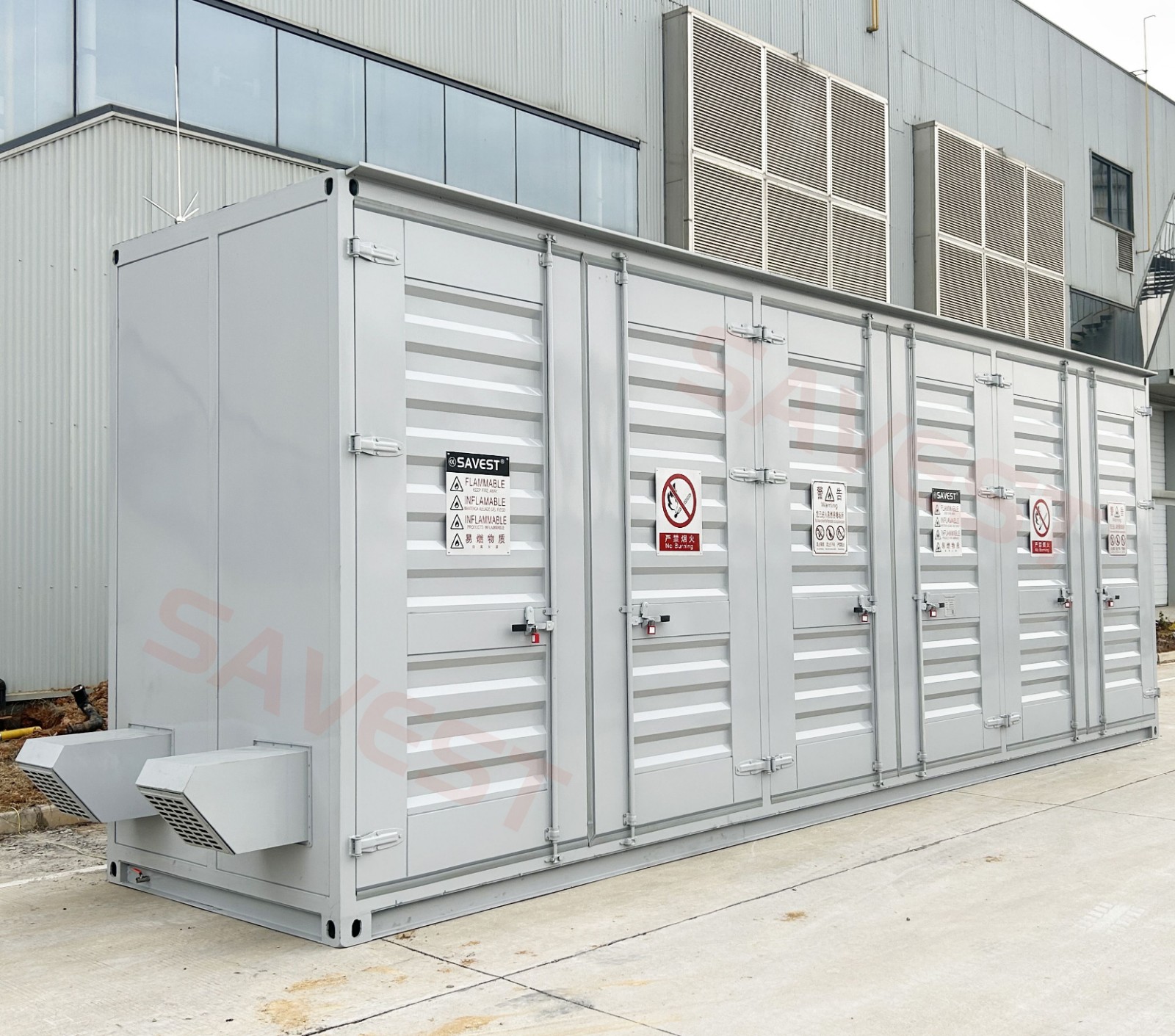 图片 1 层架式室外危化品暂存柜