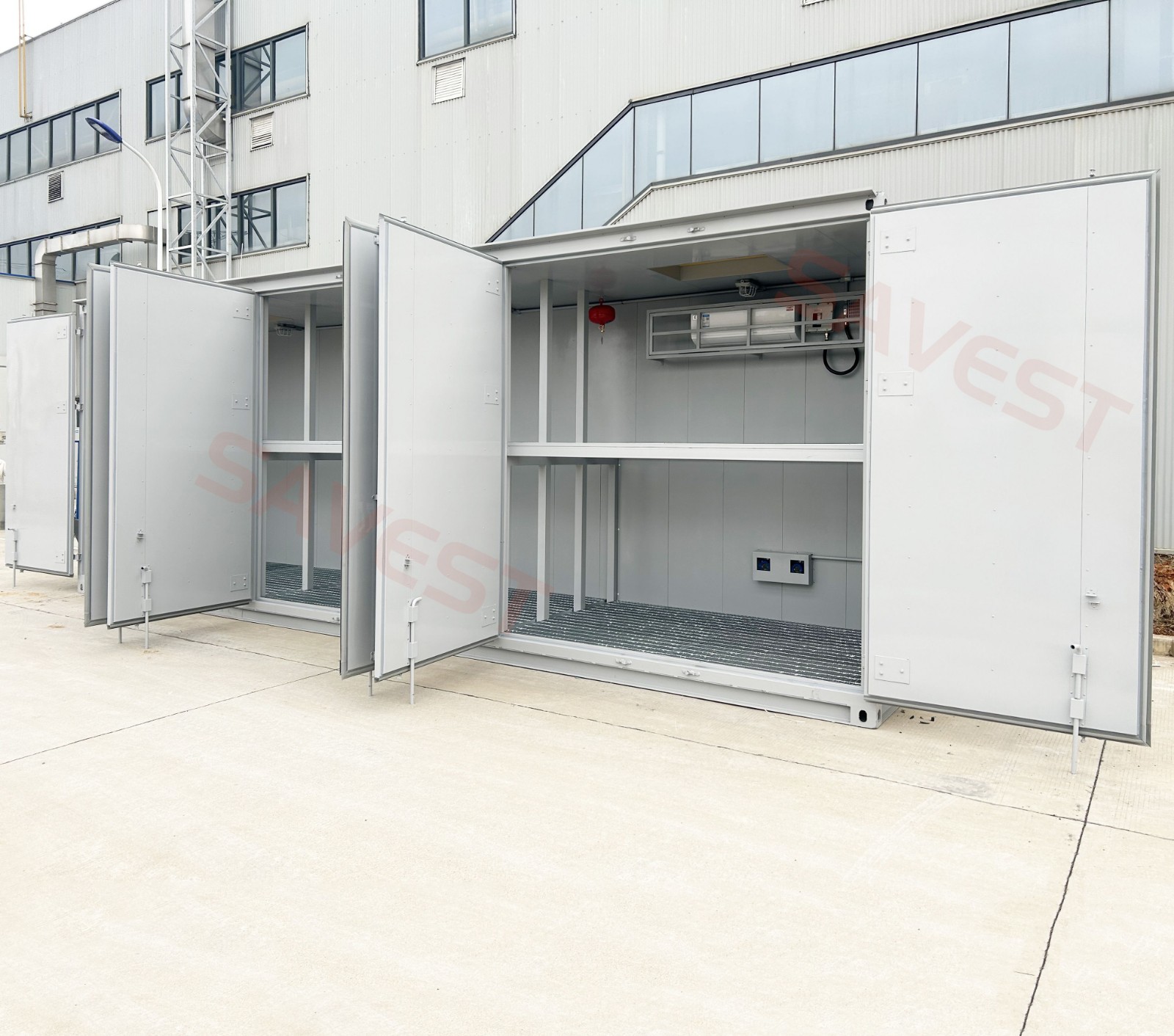 图片 4 层架式室外危化品暂存柜