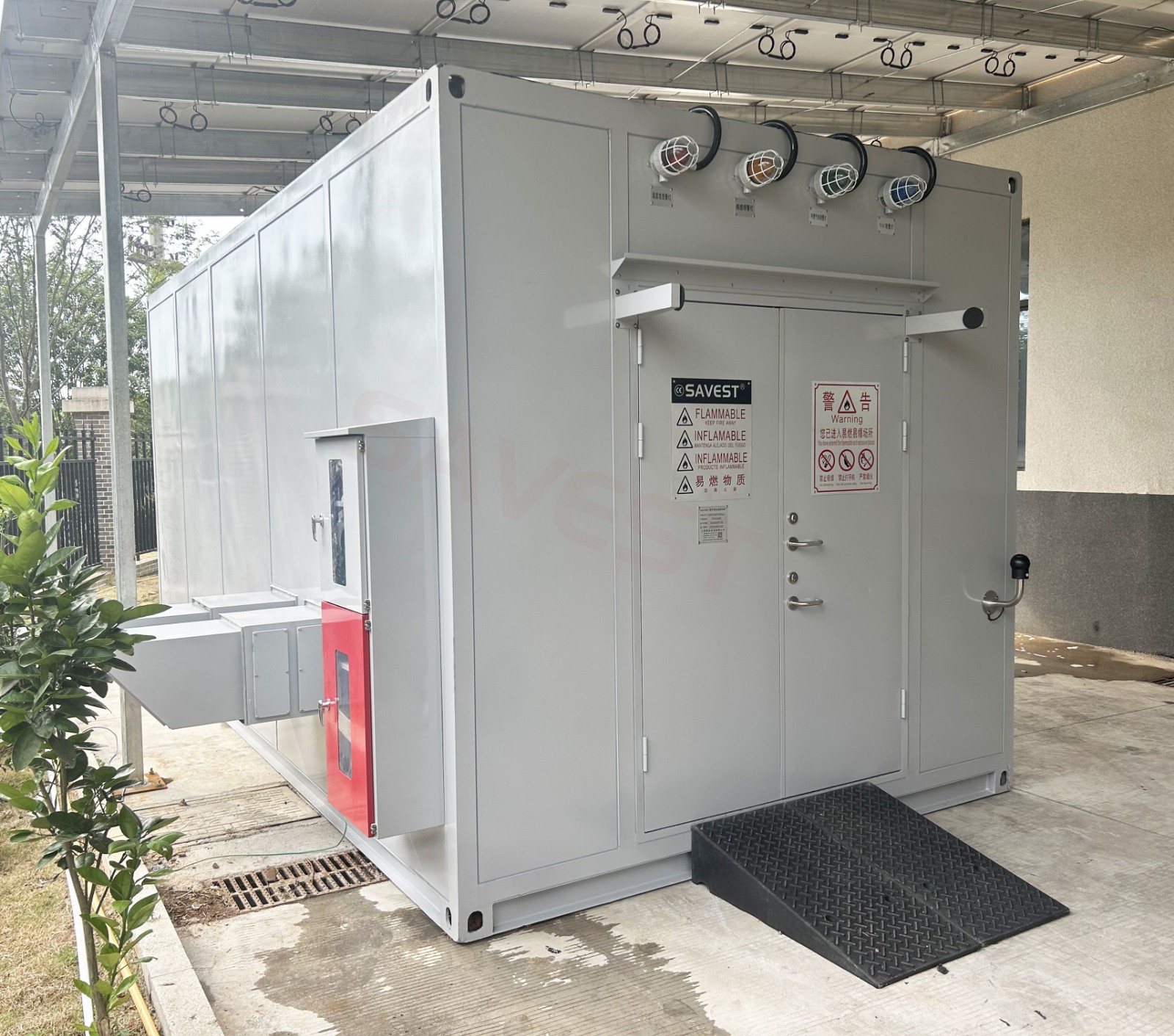 图片 2 室外危化品暂存柜