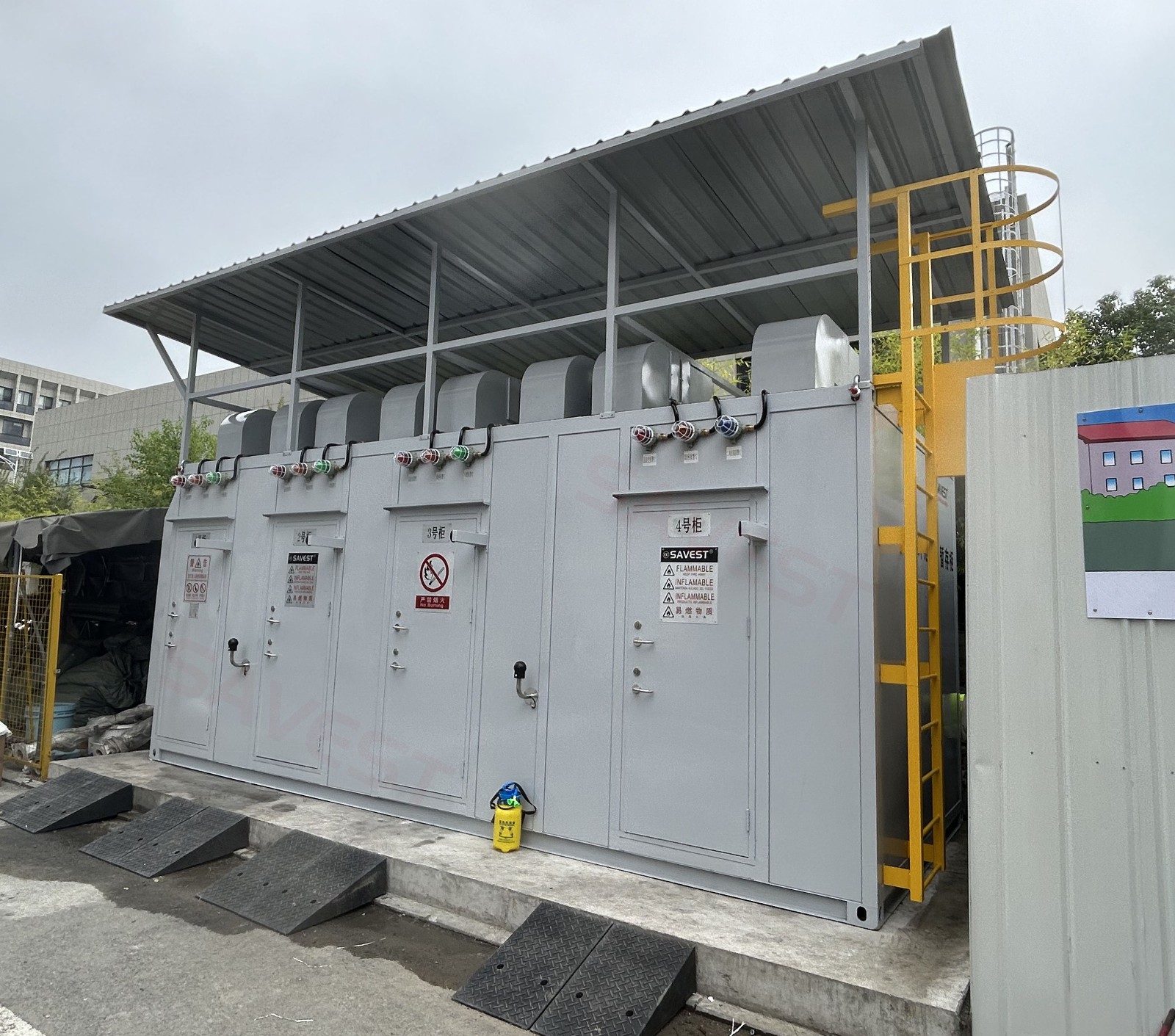 图片 2 室外危化品暂存柜