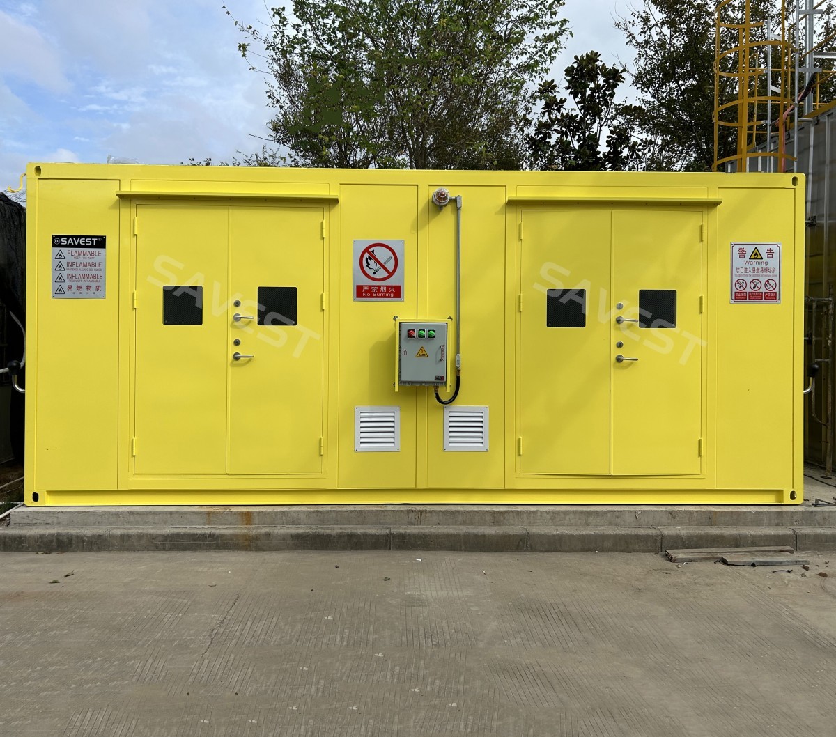 图片 1 室外组合式暂存柜